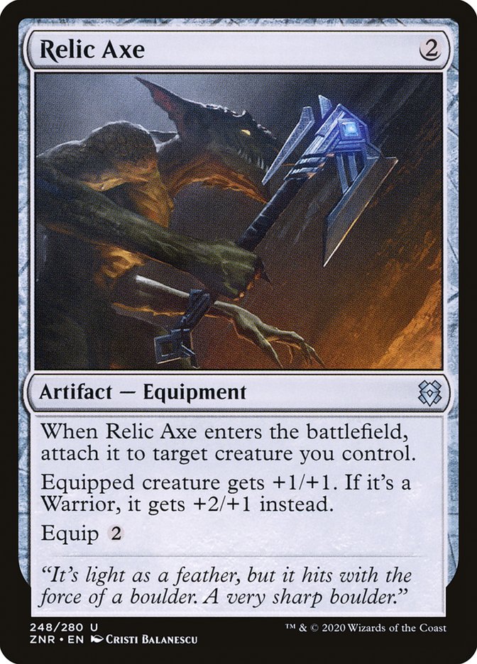 Relic Axe 248/280 (Zendikar Rising)  | Chromatic Games