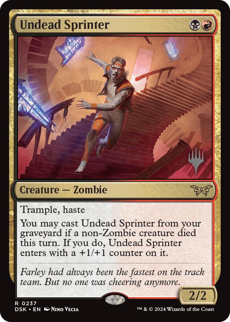 Undead Sprinter [Duskmourn: House of Horror Promos] | Chromatic Games