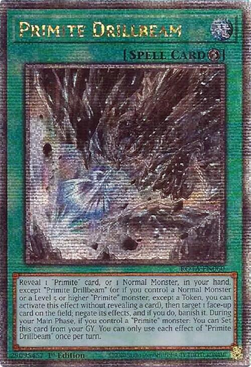 Primite Drillbeam (Quarter Century Secret Rare) [ROTA-EN060] Quarter Century Secret Rare | Chromatic Games