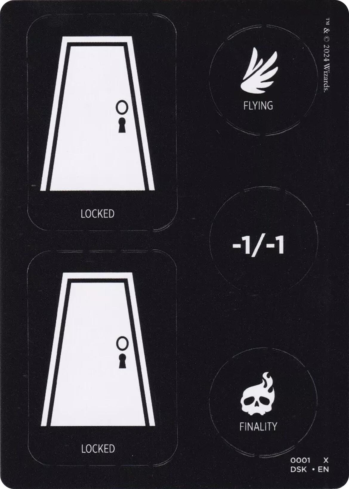 Punch Card Token (1 // 2) [Duskmourn: House of Horror Tokens] | Chromatic Games