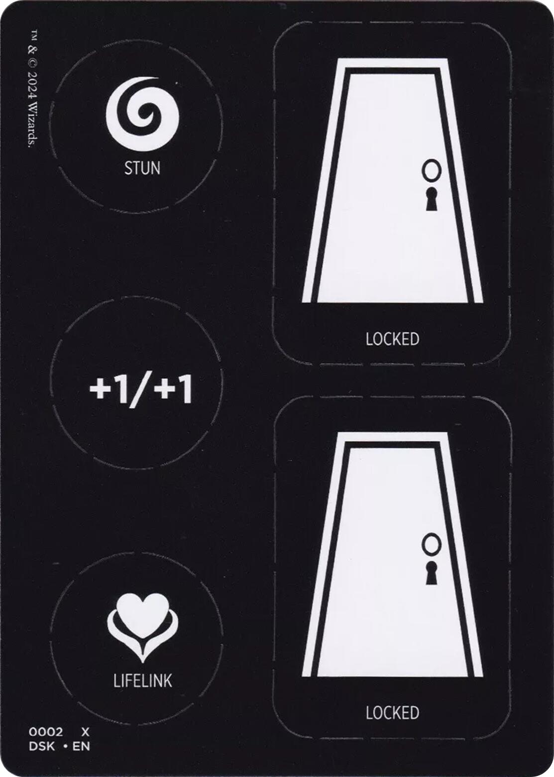 Punch Card Token (1 // 2) [Duskmourn: House of Horror Tokens] | Chromatic Games