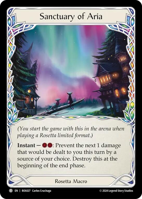 Sanctuary of Aria // Florian, Rotwood Harbinger (Middle right) [ROSPZL24] (Rosetta) | Chromatic Games