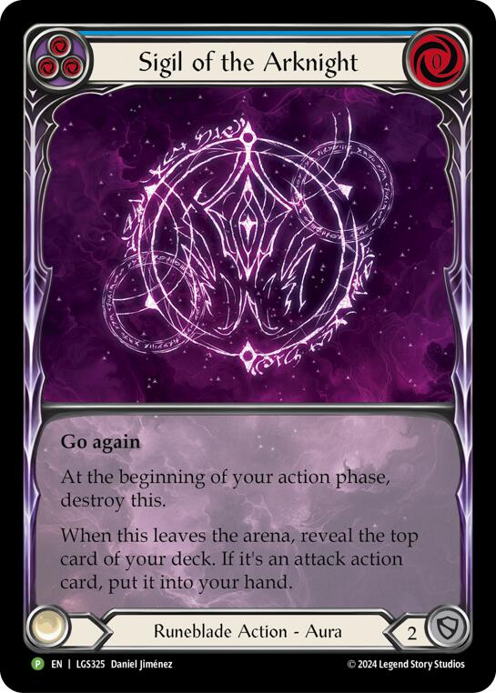 Sigil of the Arknight (Extended Art) [LGS325] (Promo)  Rainbow Foil | Chromatic Games