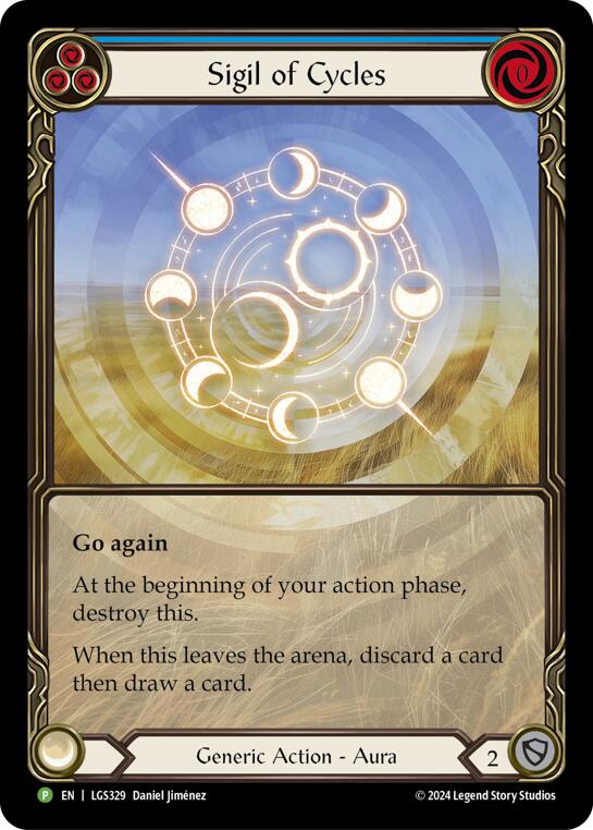 Sigil of Cycles (Extended Art) [LGS329] (Promo)  Rainbow Foil | Chromatic Games