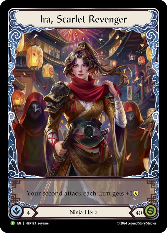 Ira, Scarlet Revenger [HER123] (Promo)  Rainbow Foil | Chromatic Games