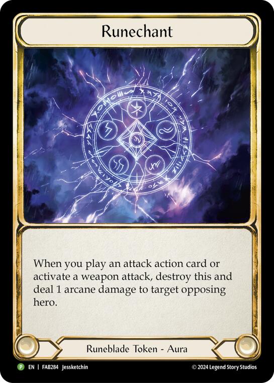 Runechant (Lightning) [FAB284] (Promo)  Cold Foil | Chromatic Games