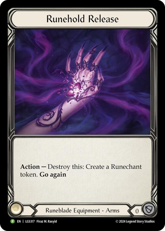 Runehold Release [LGS317] (Promo)  Rainbow Foil | Chromatic Games