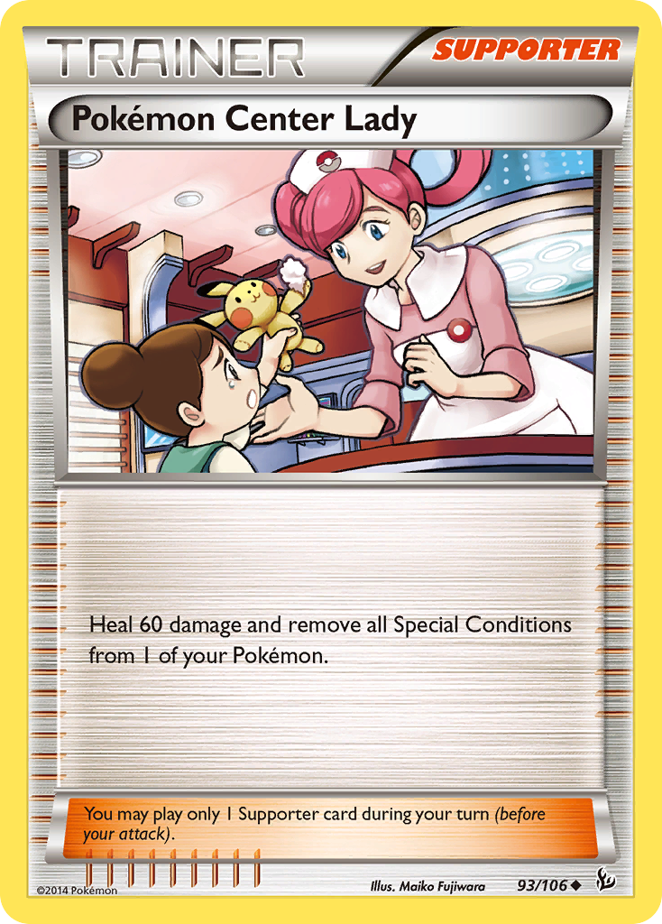 Pokemon Center Lady (93/106) [XY: Flashfire] | Chromatic Games