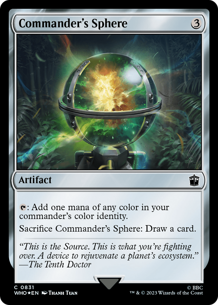 Commander's Sphere (Surge Foil) [Doctor Who] | Chromatic Games