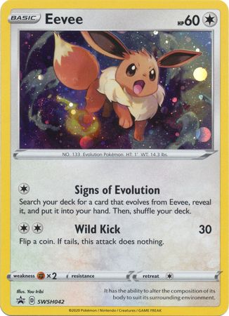 Eevee (SWSH042) [Sword & Shield: Black Star Promos] | Chromatic Games