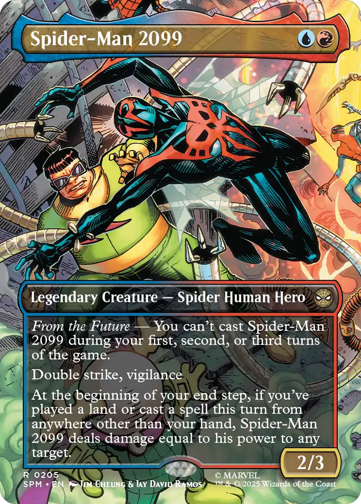 Spider-Man 2099 (0205) (Borderless) [Marvel's Spider-Man] | Chromatic Games