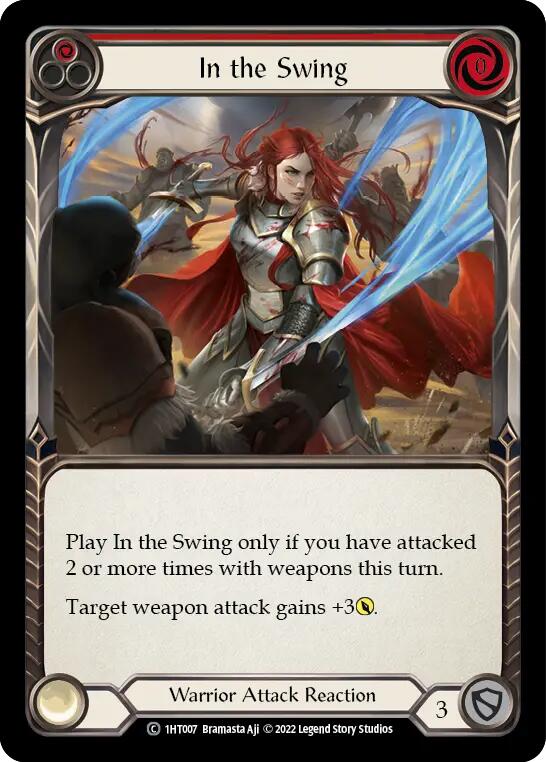 In the Swing (Red) [1HT007] (History Pack 1 Dorinthea Blitz Deck) | Chromatic Games