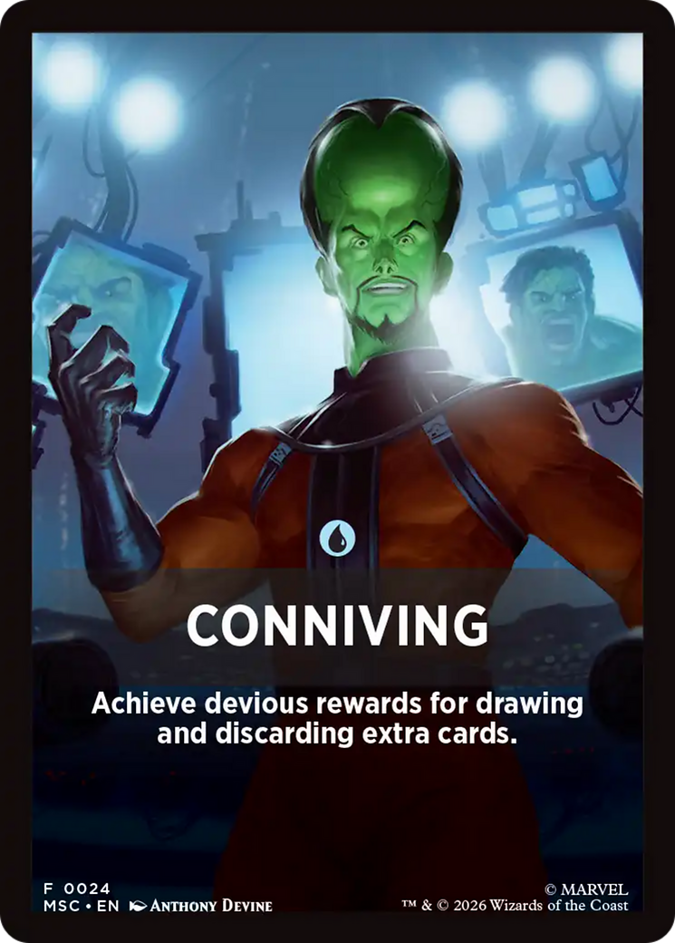 Conniving Theme Card [Marvel Super Heroes Commander] | Chromatic Games