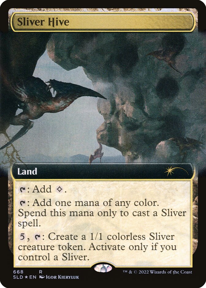 Sliver Hive (Extended Art) [Secret Lair Drop Promos] | Chromatic Games