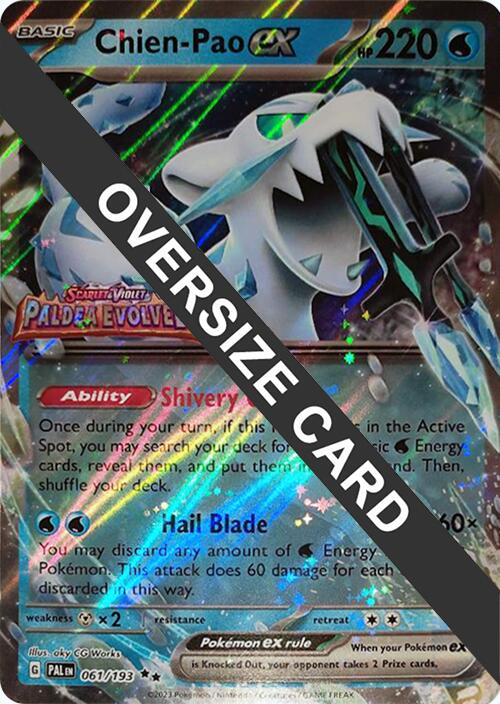 Chien-Pao ex (061/193) (Jumbo) [Scarlet & Violet: Paldea Evolved] | Chromatic Games