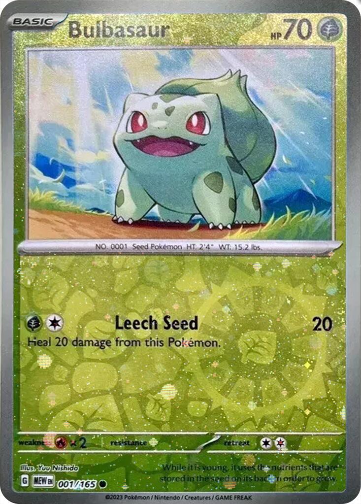 Bulbasaur (001/165) (Cosmos Holo) (Costco Exclusive) [Miscellaneous Cards] | Chromatic Games