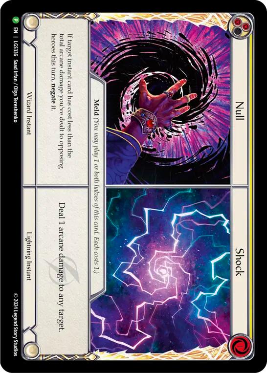 Null // Shock [LGS336] (Promo)  Cold Foil | Chromatic Games