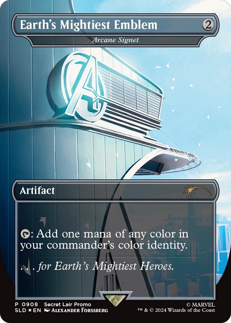 Earth's Mightiest Emblem - Arcane Signet [Secret Lair Drop Series] | Chromatic Games