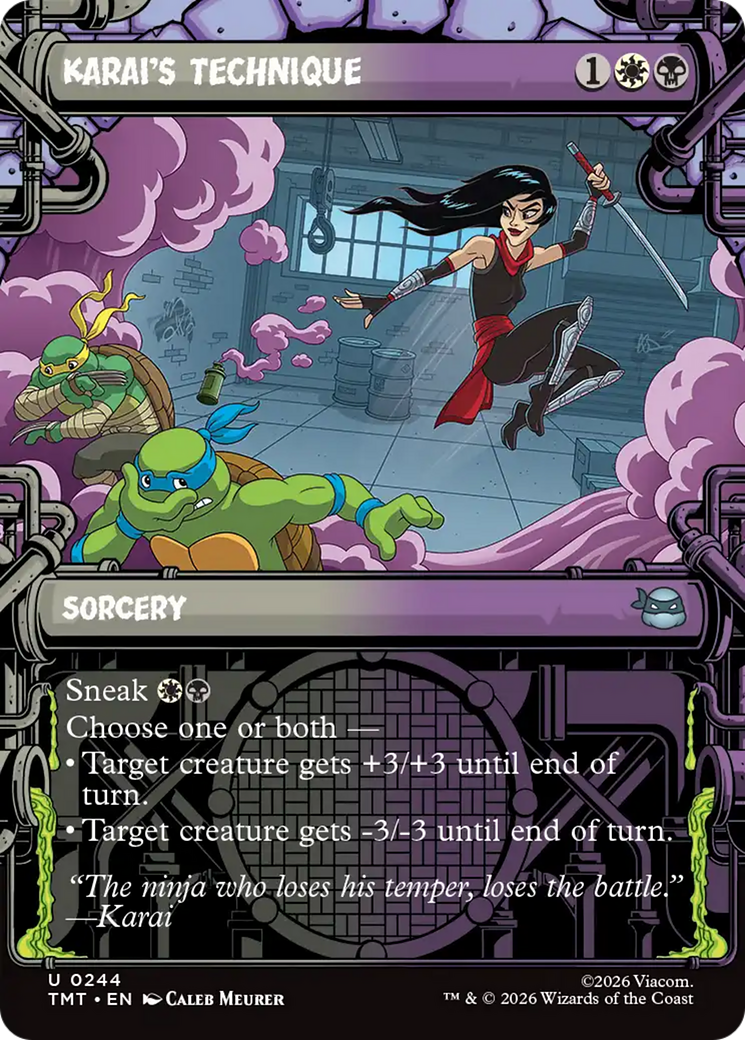 Karai's Technique (Showcase) [Teenage Mutant Ninja Turtles] | Chromatic Games