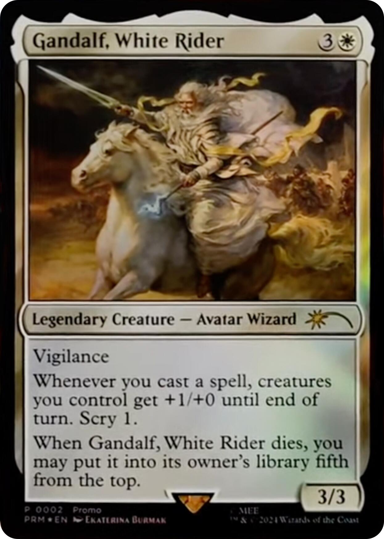 Gandalf, White Rider [Resale Promos] | Chromatic Games