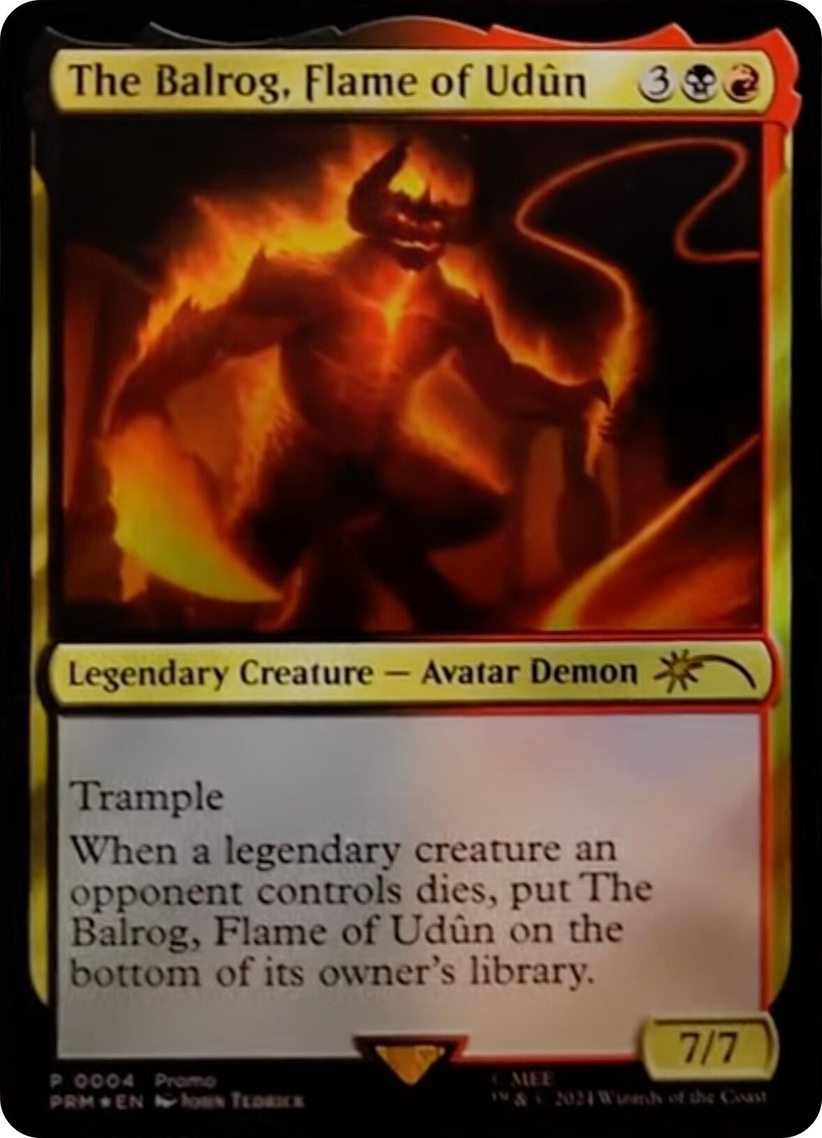 The Balrog, Flame of Udun [Resale Promos] | Chromatic Games