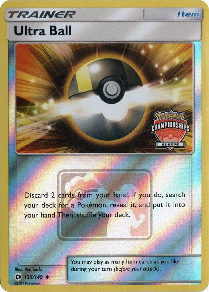 Ultra Ball (135/149) (Europe Championships) [League & Championship Cards] | Chromatic Games