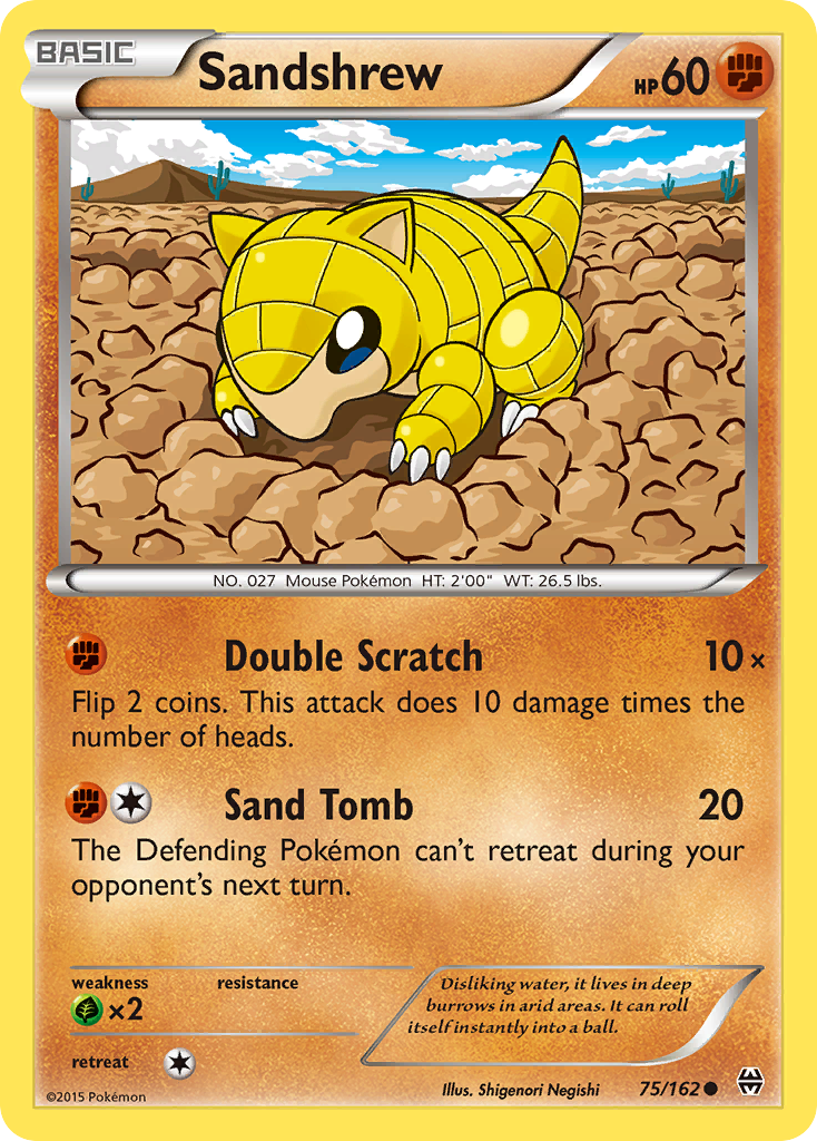 Sandshrew (75/162) [XY: BREAKthrough] | Chromatic Games