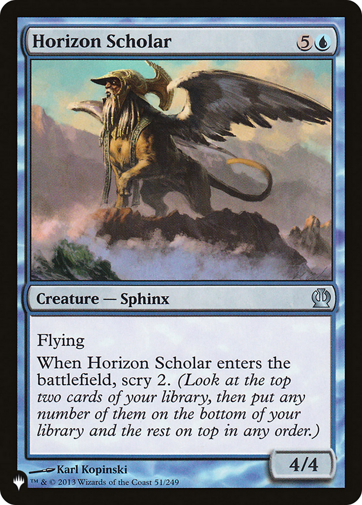 Horizon Scholar [The List Reprints] | Chromatic Games