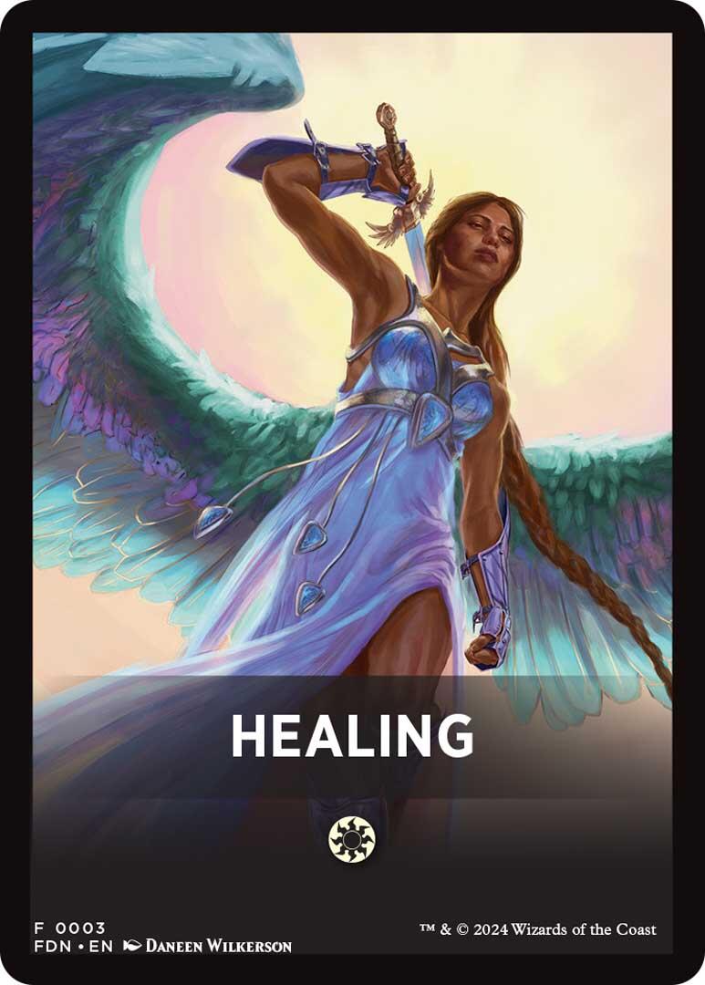 Healing Theme Card [Foundations Tokens] | Chromatic Games