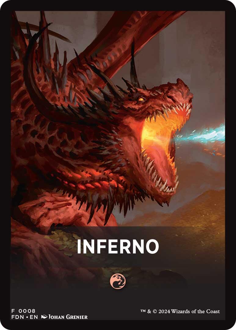 Inferno Theme Card [Foundations Tokens] | Chromatic Games