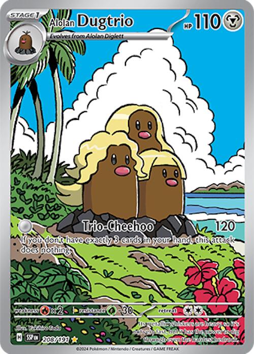 Alolan Dugtrio (208/191) [Scarlet & Violet: Surging Sparks] | Chromatic Games