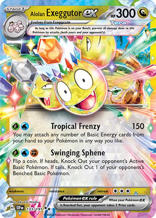 Alolan Exeggutor ex (133/191) [Scarlet & Violet: Surging Sparks] | Chromatic Games