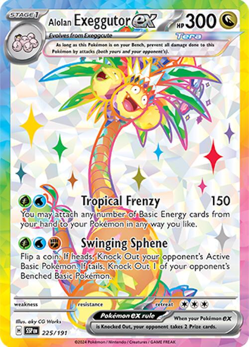 Alolan Exeggutor ex (225/191) [Scarlet & Violet: Surging Sparks] | Chromatic Games