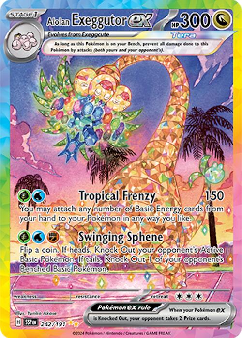 Alolan Exeggutor ex (242/191) [Scarlet & Violet: Surging Sparks] | Chromatic Games