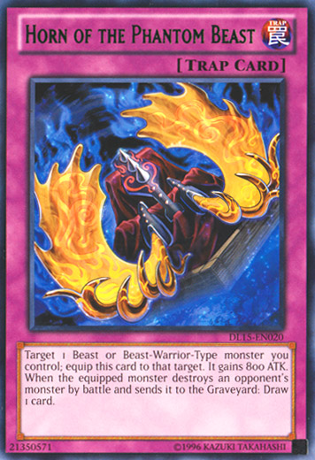 Horn of the Phantom Beast (Green) [DL15-EN020] Rare | Chromatic Games