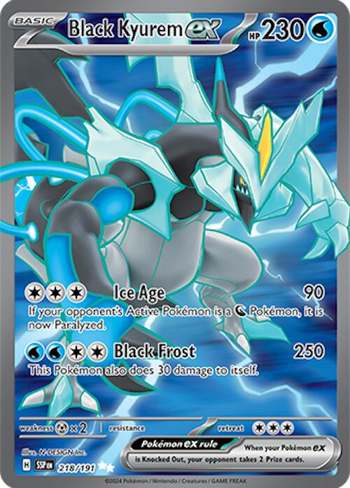 Black Kyurem ex (218/191) [Scarlet & Violet: Surging Sparks] | Chromatic Games