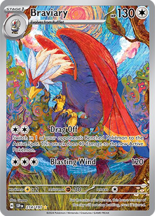 Braviary (214/191) [Scarlet & Violet: Surging Sparks] | Chromatic Games