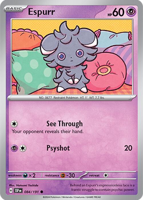 Espurr (084/191) [Scarlet & Violet: Surging Sparks] | Chromatic Games