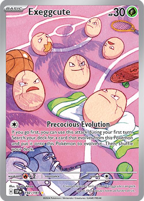 Exeggcute (192/191) [Scarlet & Violet: Surging Sparks] | Chromatic Games