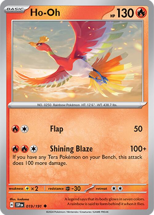 Ho-Oh (019/191) [Scarlet & Violet: Surging Sparks] | Chromatic Games