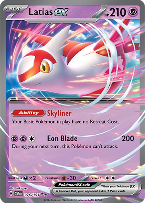 Latias ex (076/191) [Scarlet & Violet: Surging Sparks] | Chromatic Games