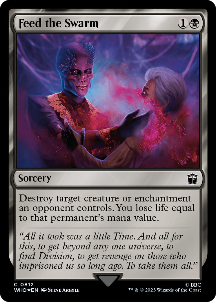 Feed the Swarm (Surge Foil) [Doctor Who] | Chromatic Games
