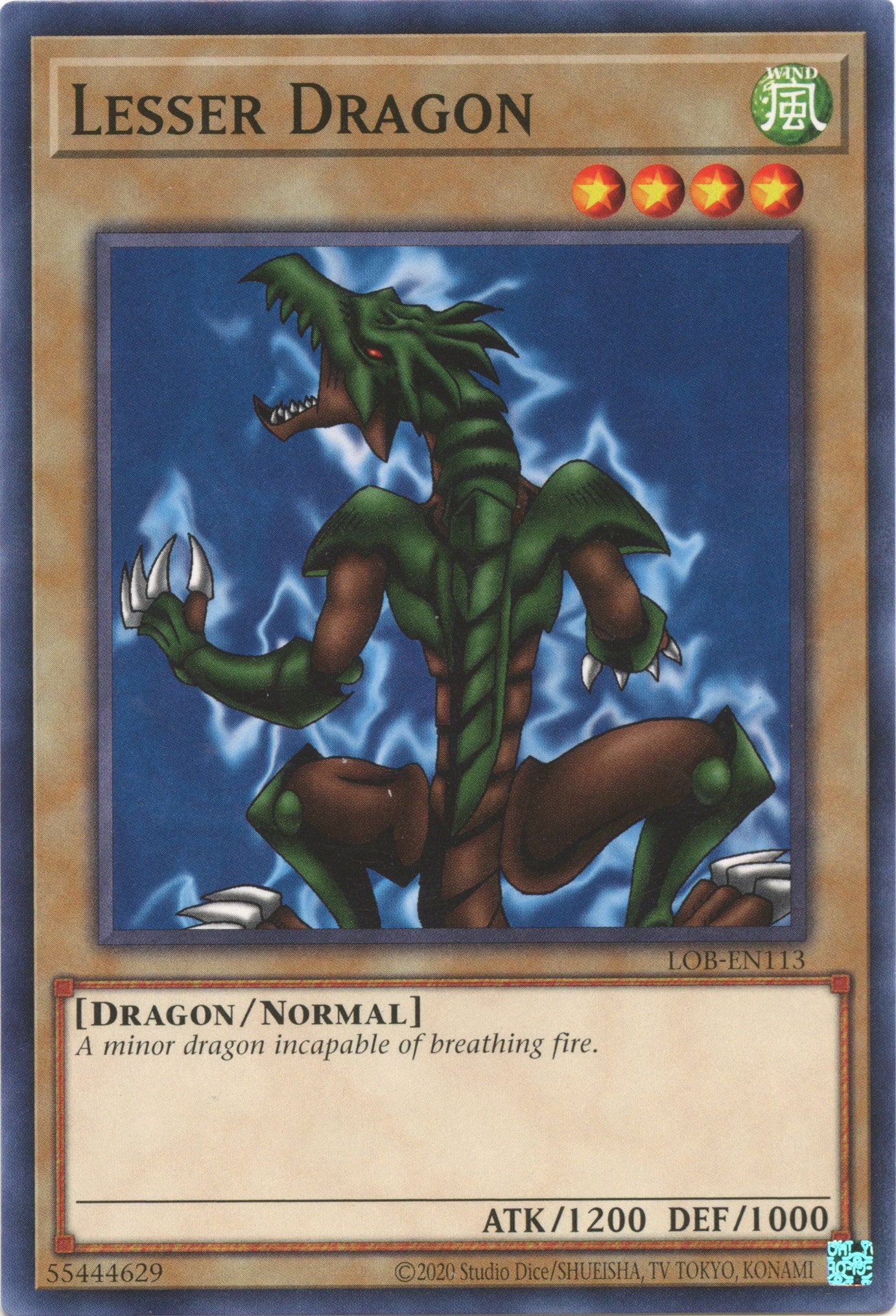 Lesser Dragon (25th Anniversary) [LOB-EN113] Common | Chromatic Games