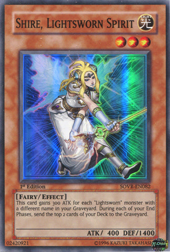 Shire, Lightsworn Spirit [SOVR-EN082] Super Rare | Chromatic Games