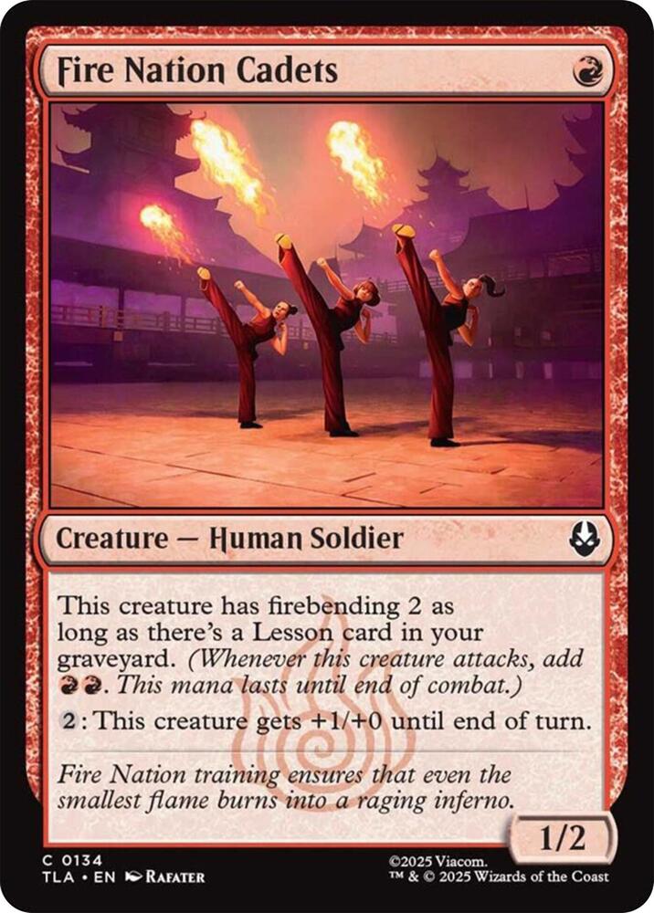 Fire Nation Cadets 134 (Avatar: The Last Airbender)  | Chromatic Games