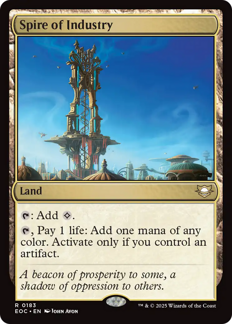 Spire of Industry [Edge of Eternities Commander] | Chromatic Games