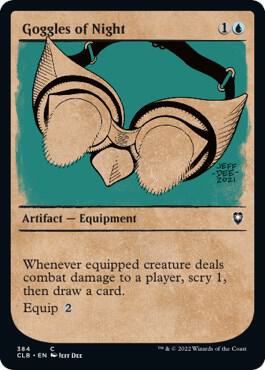 Goggles of Night Showcase 384 (Commander Legends: Battle for Baldur's Gate)  | Chromatic Games