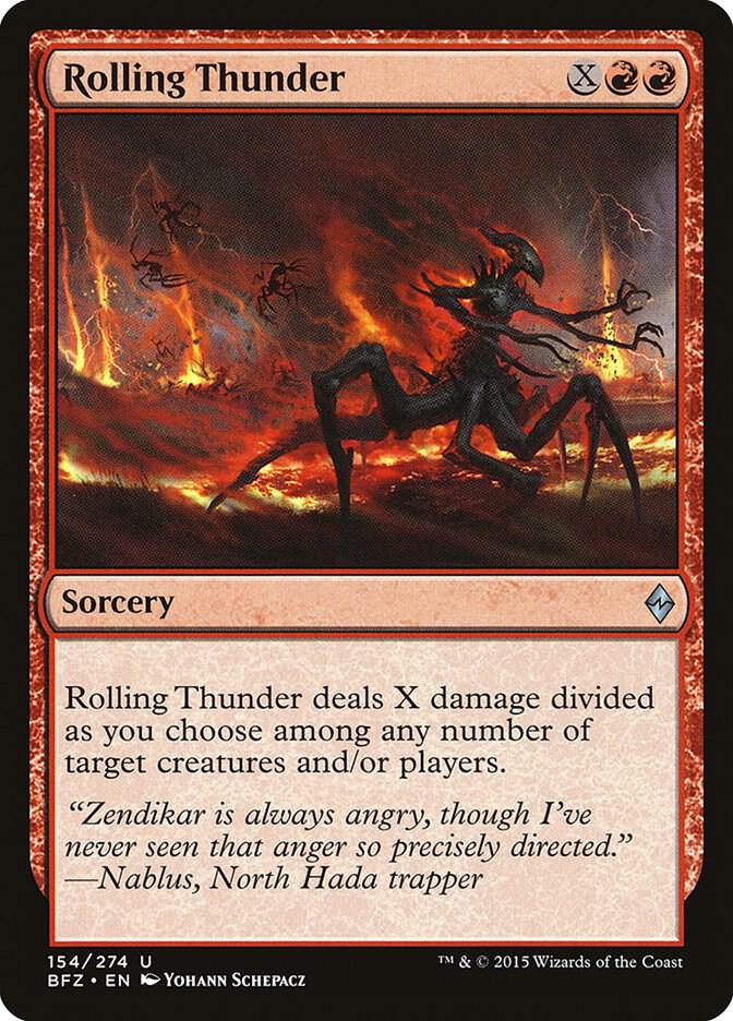 Rolling Thunder 154/274 (Battle for Zendikar)  | Chromatic Games