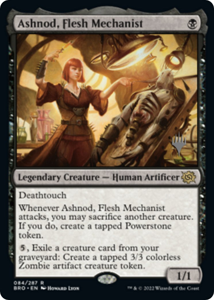 Ashnod, Flesh Mechanist (Promo Pack) [The Brothers' War Promos] | Chromatic Games