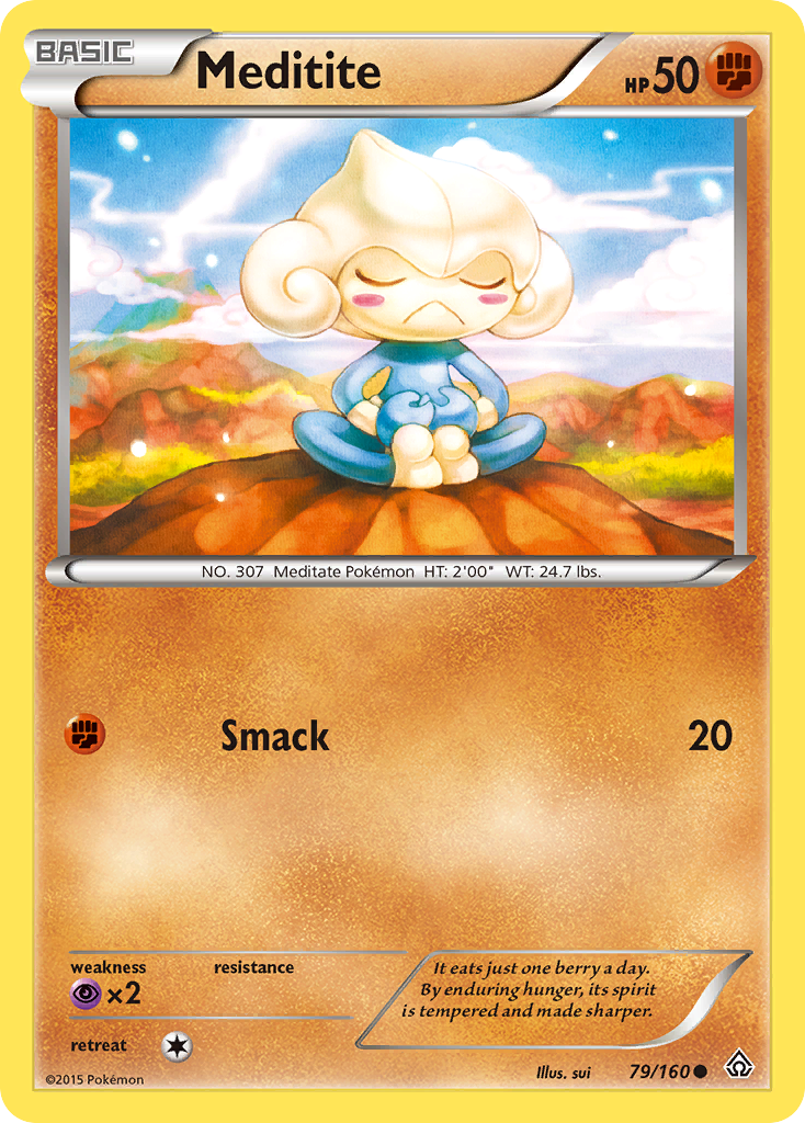 Meditite (79/160) [XY: Primal Clash] | Chromatic Games